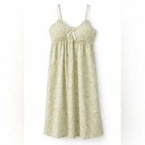 Floral Padded Spaghetti Strap Midi Dress – New Without Tag